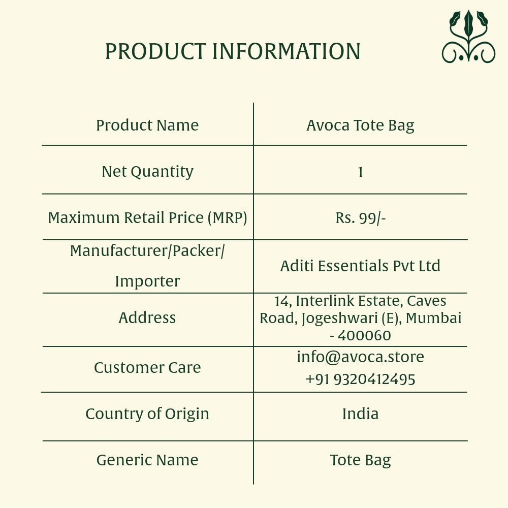 Avoca Tote Bag