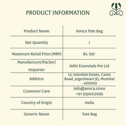 Avoca Tote Bag